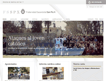Tablet Screenshot of fsspx-sudamerica.org